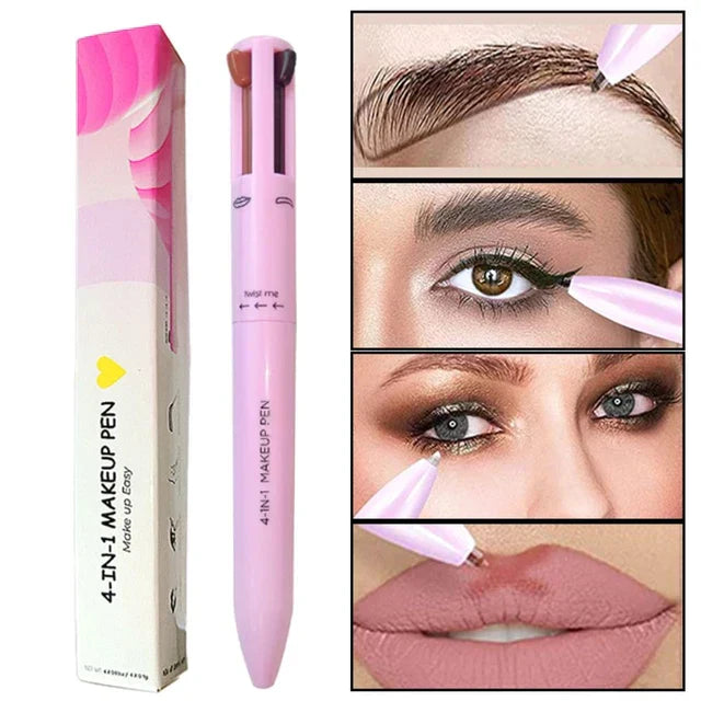 4 in 1 Makeup Pen - Waterproof & Long Lasting