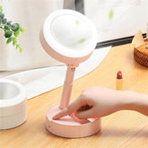 Mirror Folding Fan Light